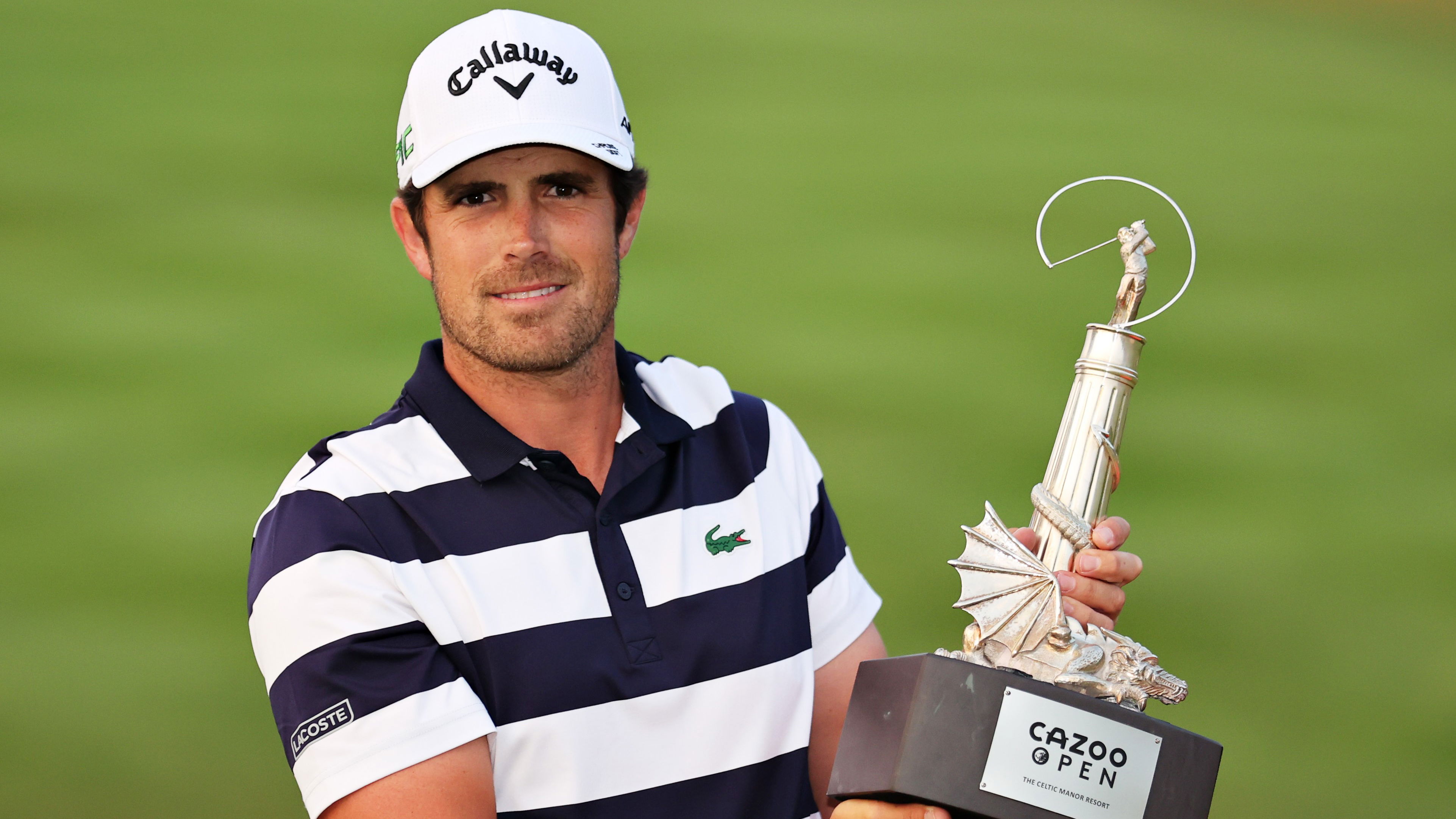 Nacho Elvira wins his maiden European Tour title at the Cazoo Open supported by Gareth Bale